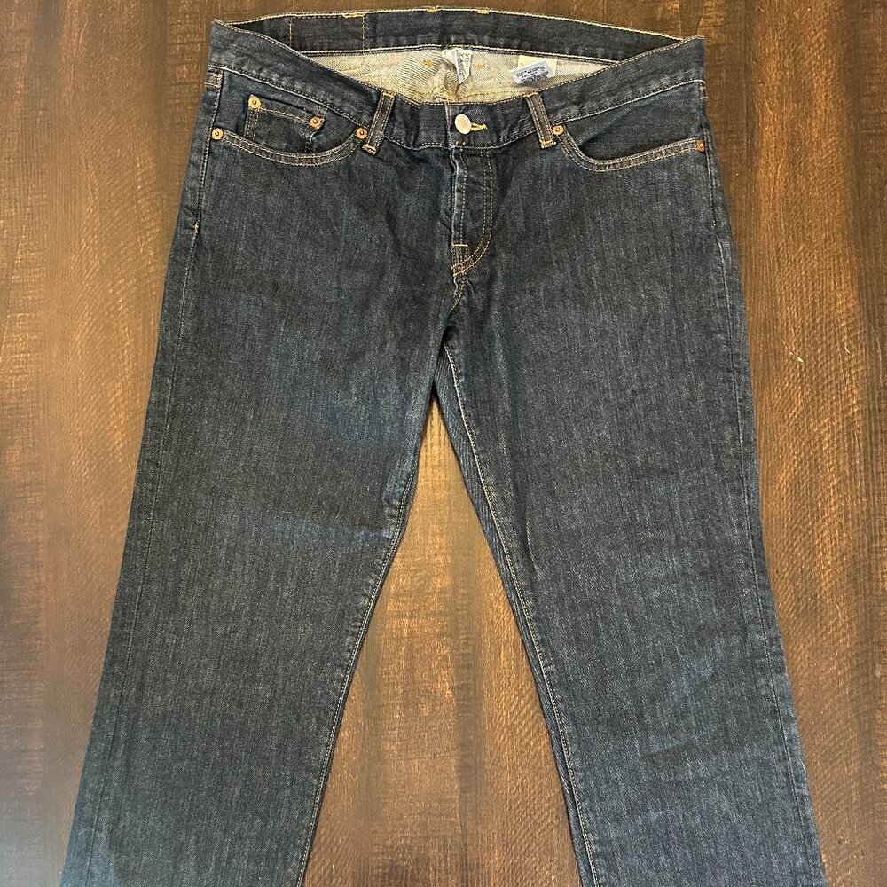 Lucky Brand Dark Blue Straight Leg Jeans